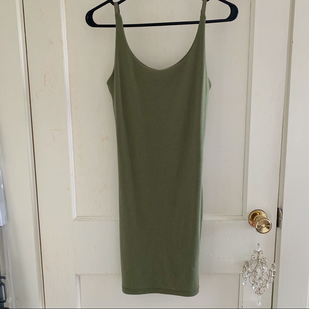 Green Camisole Dress